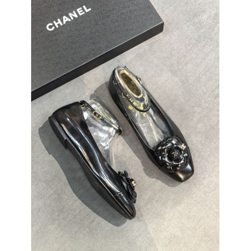 Балетки Chanel черного цвета