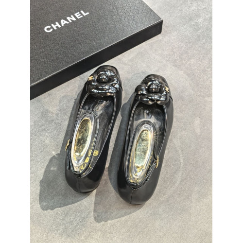 Балетки Chanel черного цвета