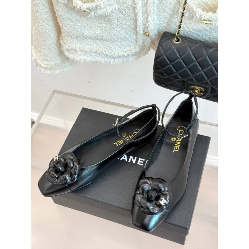 Балетки Chanel черного цвета
