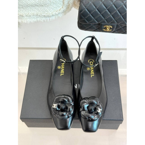 Балетки Chanel черного цвета