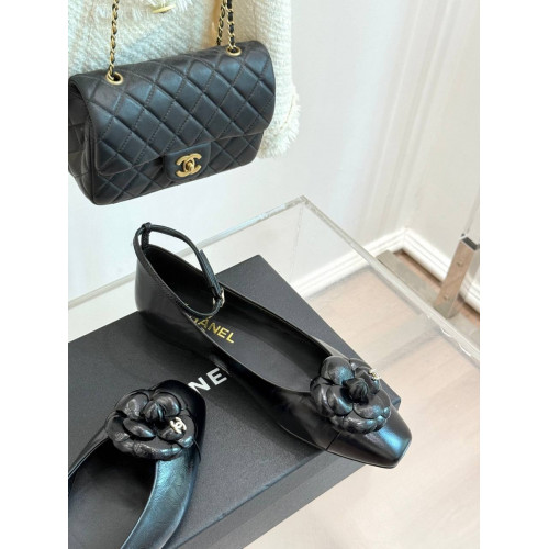 Балетки Chanel черного цвета