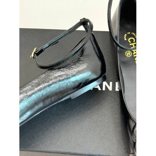Балетки Chanel черного цвета