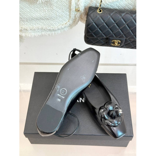 Балетки Chanel черного цвета