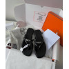 Шлепанцы Hermes черного цвета