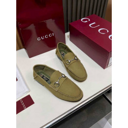 Лоферы Gucci зеленого цвета