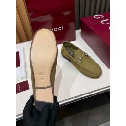 Лоферы Gucci зеленого цвета