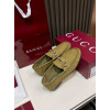 Лоферы Gucci зеленого цвета
