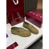 Лоферы Gucci зеленого цвета