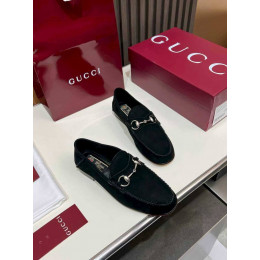 Лоферы Gucci черного цвета