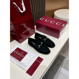 Лоферы Gucci черного цвета