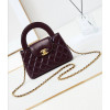 Сумка Chanel бордового цвета