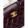 Сумка Chanel бордового цвета