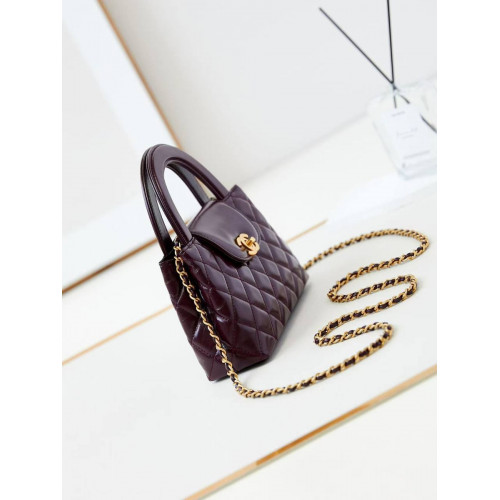 Сумка Chanel бордового цвета
