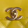 Сумка Chanel желтого цвета