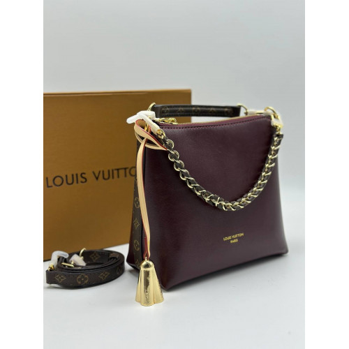 Сумка Louis Vuitton бордового цвета