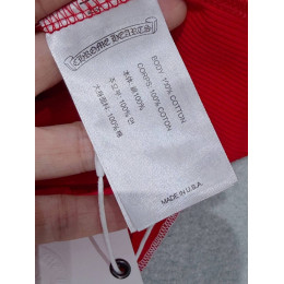 Топ Chrome Hearts красного цвета