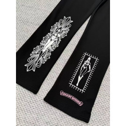 Брюки Chrome Hearts черного цвета