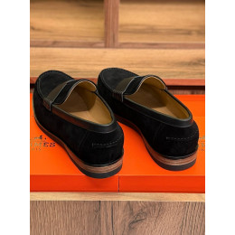 Лоферы Hermes черного цвета