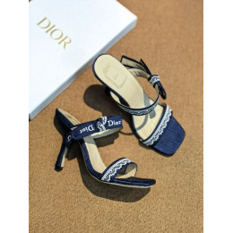 Сабо Dior синего цвета