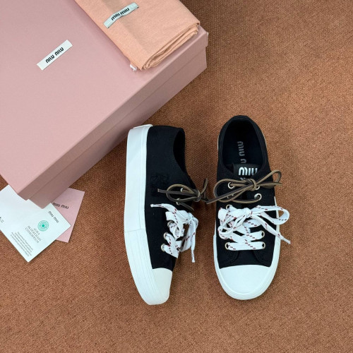 Кеды Miu Miu черного цвета
