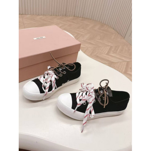 Кеды Miu Miu черного цвета