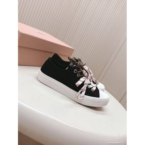 Кеды Miu Miu черного цвета