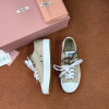 Кеды Miu Miu бежевого цвета