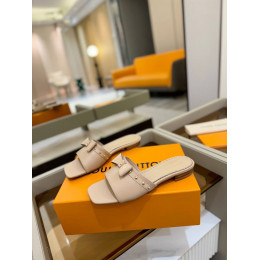 Шлепанцы Louis Vuitton розового цвета