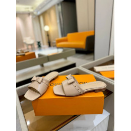 Шлепанцы Louis Vuitton розового цвета