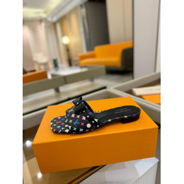 Шлепанцы Louis Vuitton комбинированного цвета