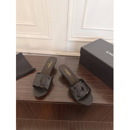 Сабо Chanel черного цвета