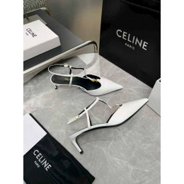 Туфли Celine белого цвета