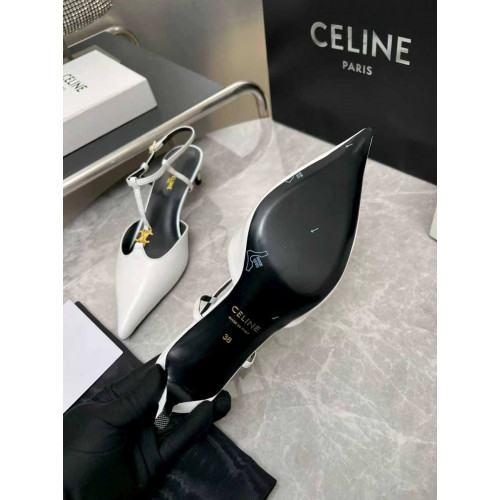 Туфли Celine белого цвета