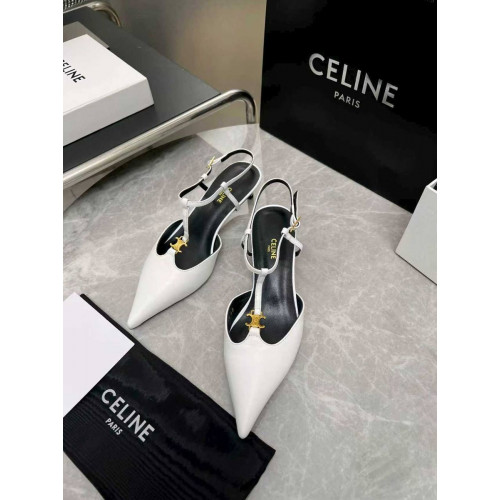 Туфли Celine белого цвета