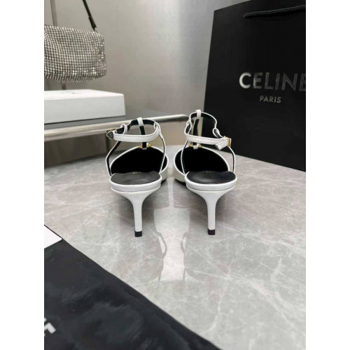 Туфли Celine белого цвета