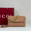 Сумка Gucci бежевого цвета