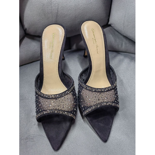 Сабо Gianvito Rossi черного цвета