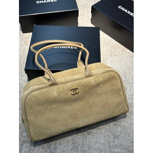 Сумка Chanel бежевого цвета