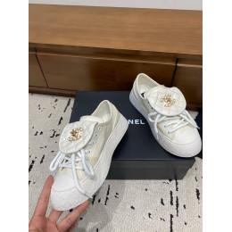 Кеды Chanel белого цвета