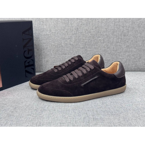 Кроссовки Ermenegildo Zegna коричневого цвета