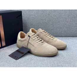 Кроссовки Ermenegildo Zegna бежевого цвета