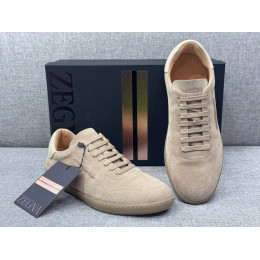 Кроссовки Ermenegildo Zegna бежевого цвета