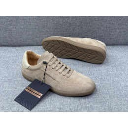 Кроссовки Ermenegildo Zegna бежевого цвета