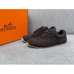 Кроссовки Hermes коричневого цвета