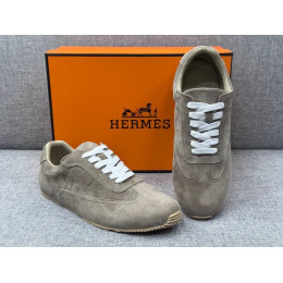 Кроссовки Hermes бежевого цвета