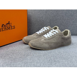 Кроссовки Hermes бежевого цвета