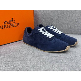 Кроссовки Hermes синего цвета