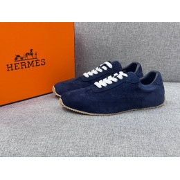 Кроссовки Hermes синего цвета