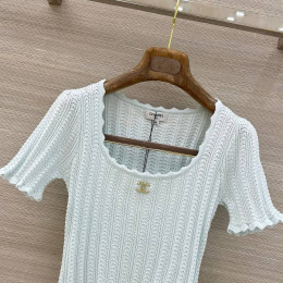 Футболка Chanel белого цвета