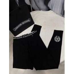 Брюки Chrome Hearts черного цвета